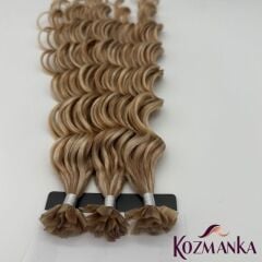 Açık Ombreli Dalgalı Doğal Keratin Kaynak Saç (60 Adet)