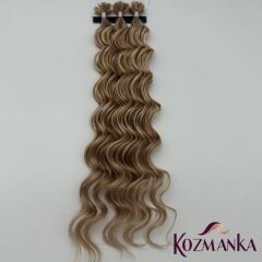 Açık Ombreli Dalgalı Doğal Keratin Kaynak Saç (60 Adet)