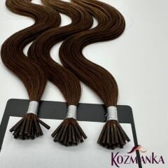 Koyu Ombreli Dalgalı Doğal Keratin Kaynak Saç (60 Adet)