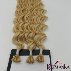 Platin Dalgalı Doğal Keratin Kaynak Saç (60 Adet)