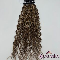 Röfleli Kıvırcık Doğal Keratin Kaynak Saç (60 Adet)