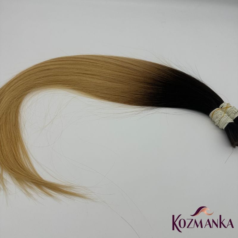 Rus ve Özbek Saçları - Koyu Ombre (100gr)