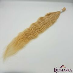 Bukleli Sarı Ham Saç (100gr) - 70cm