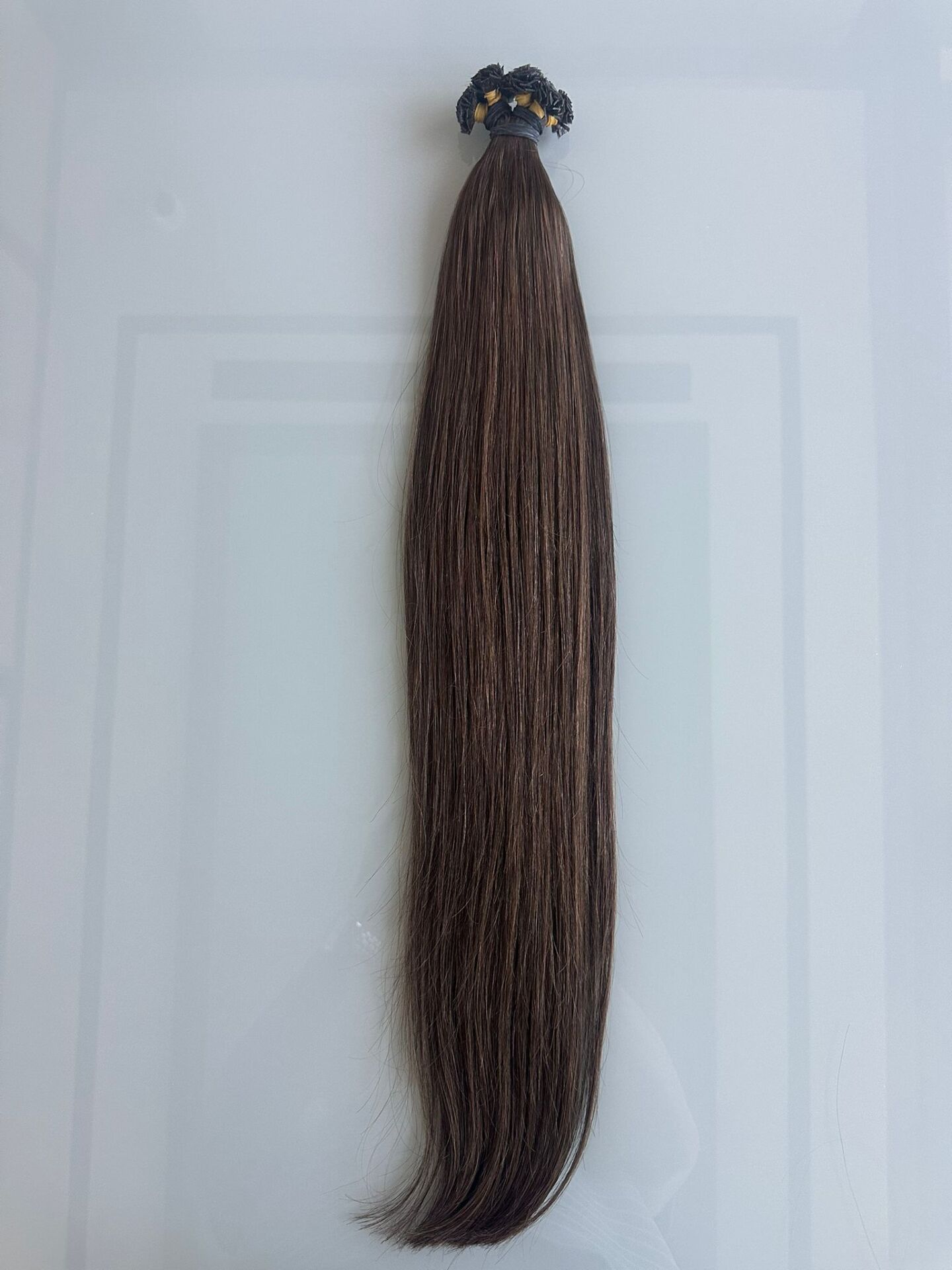Kumral Keratin Uçlu Kaynak Saç (65cm) (200 adet)