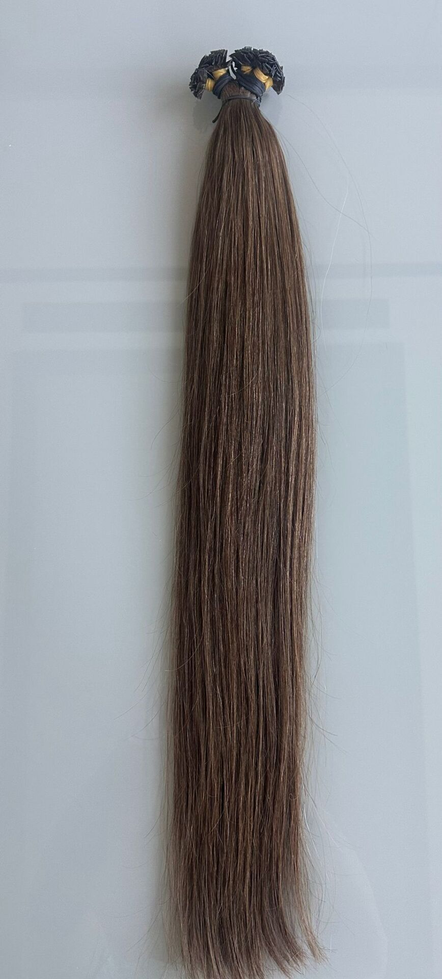 Açık Kumral Keratin Uçlu Kaynak Saç (65cm) (200 adet)
