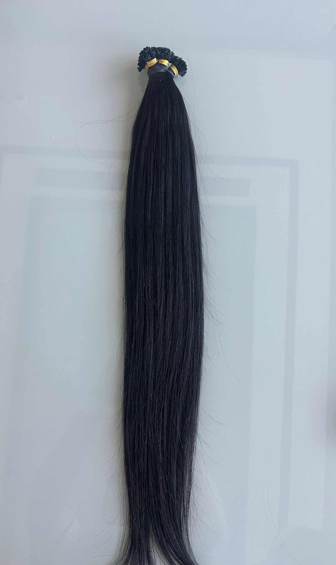 Siyah Keratin Uçlu Kaynak Saç (65cm) (200 adet)