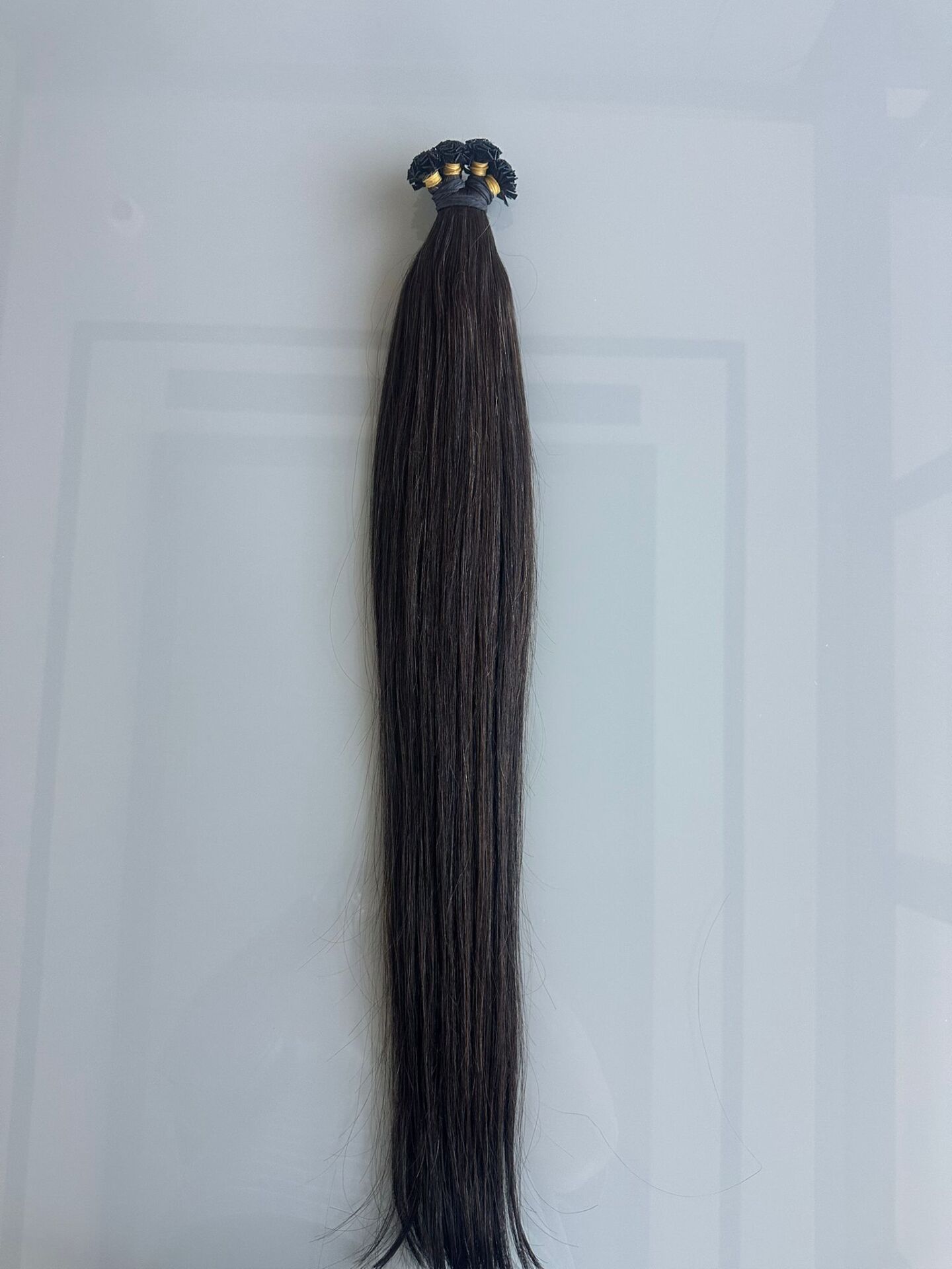 Koyu Kumral Keratin Uçlu Kaynak Saç (65cm) (200 adet)