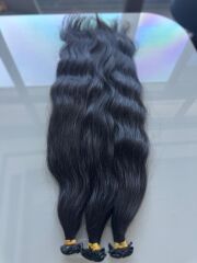 Siyah 3 Numara Keratin Uçlu Kaynak Saç (55-cm) (200 adet)
