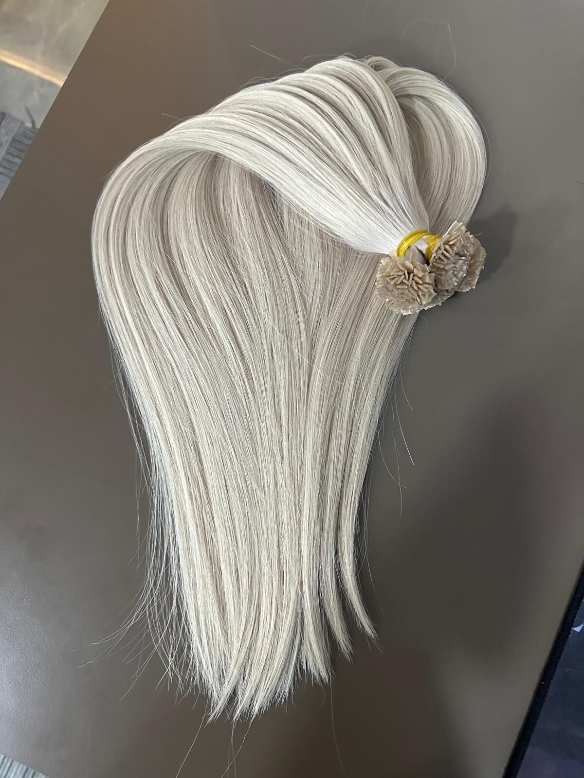 Keratin kaynak saç 170 gr 300 adet 60 cm 0.5 uç