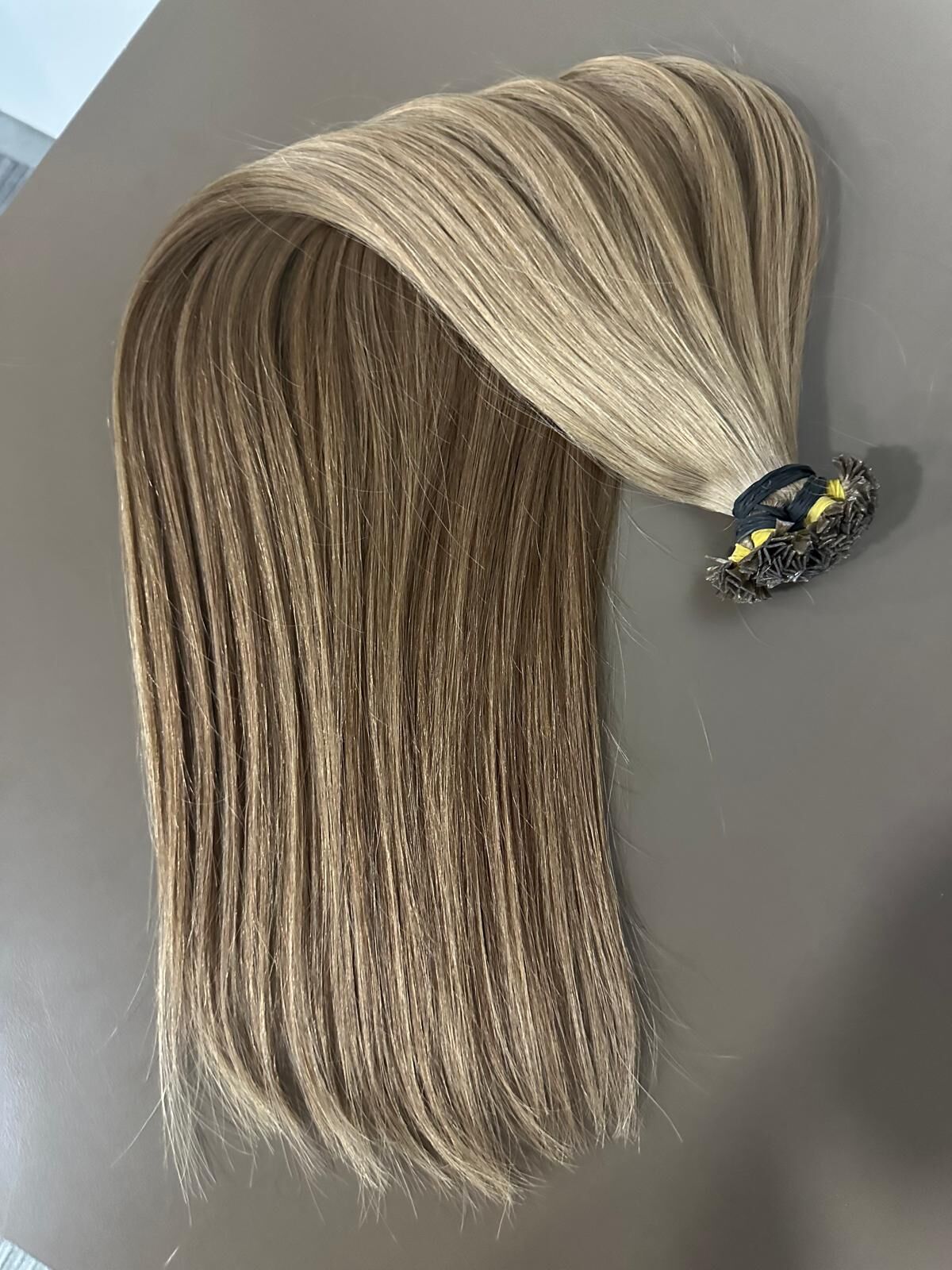 Keratin kaynak saç 200 gr 300 adet 63 cm 0.6 uç