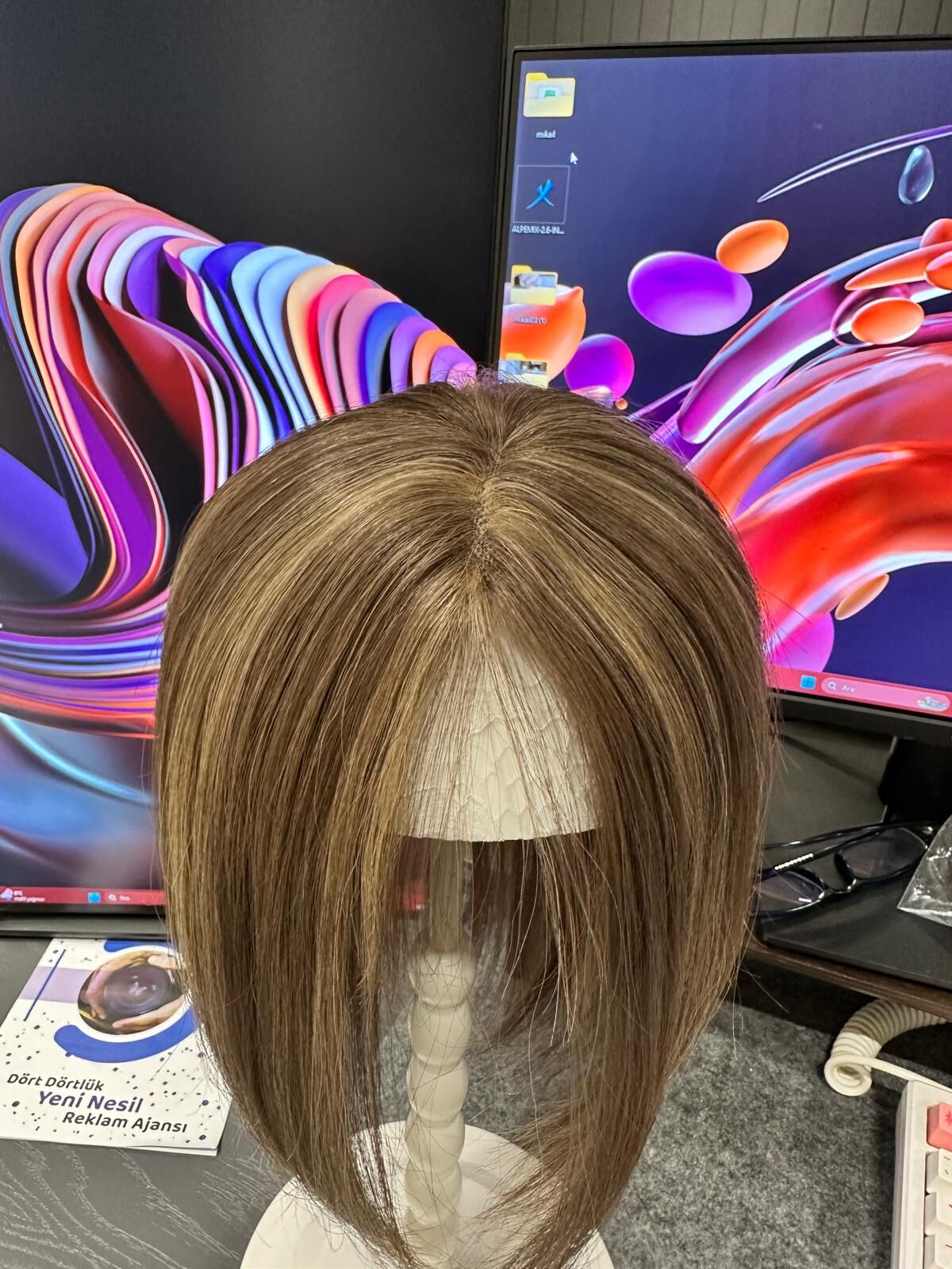 İpek tabanlı tepelıkler P4A*18A  52 gr 25 cm