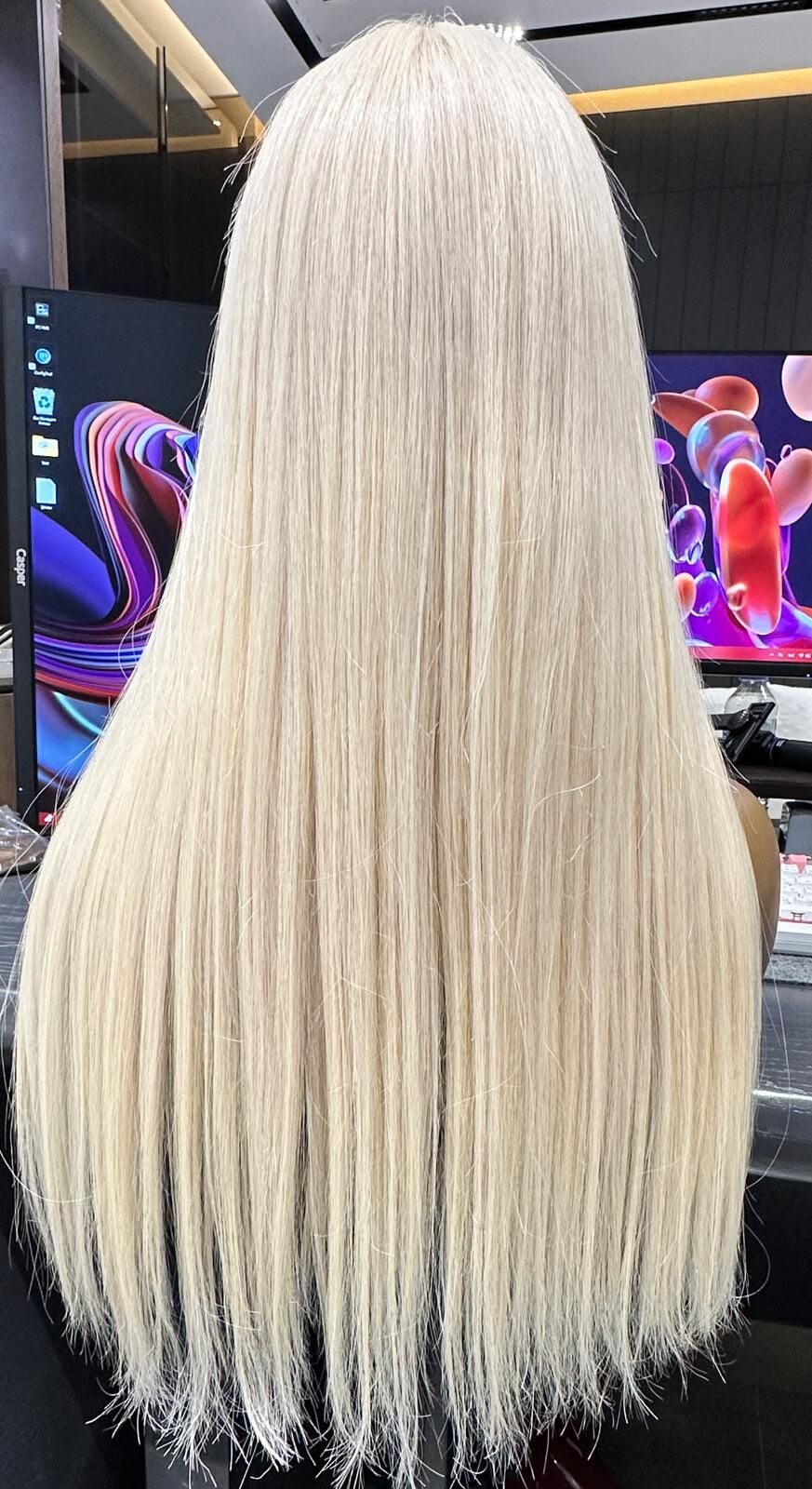 Premium Peruk balyajlı 62 cm 240 gr